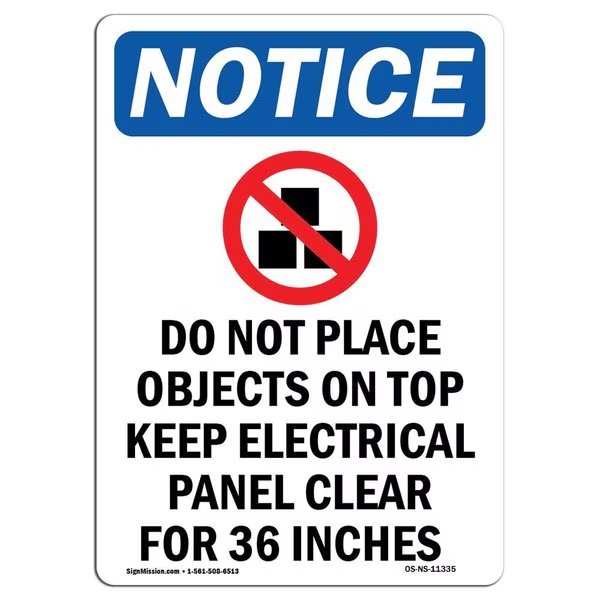 Safety Sign, OSHA Notice, 10